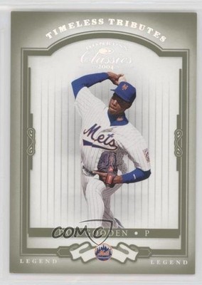 2004 Donruss Classics Legend Timeless Tributes Green 7/50 Dwight Gooden #155 e3g