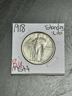 1918 P Standing Liberty Quarter Stunning BU Uncirculated MS+ Coin (Raw16821)