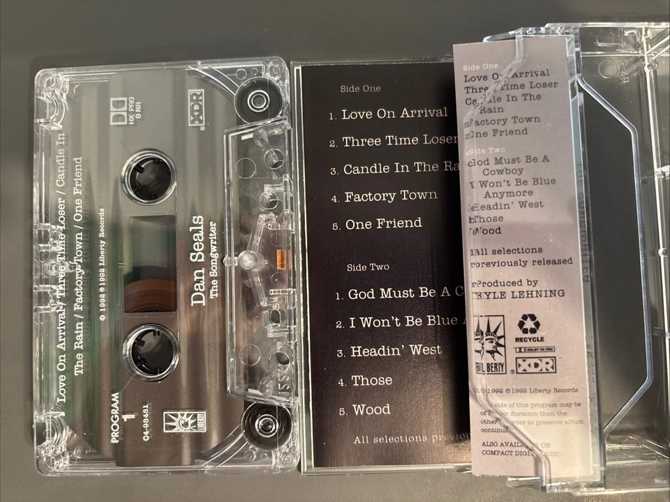 1990s Male Country Singers Vintage Cassette Tape Lot - Image 4 of 4