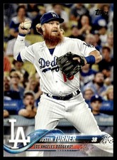2018 Topps Justin Turner Los Angeles Dodgers #599