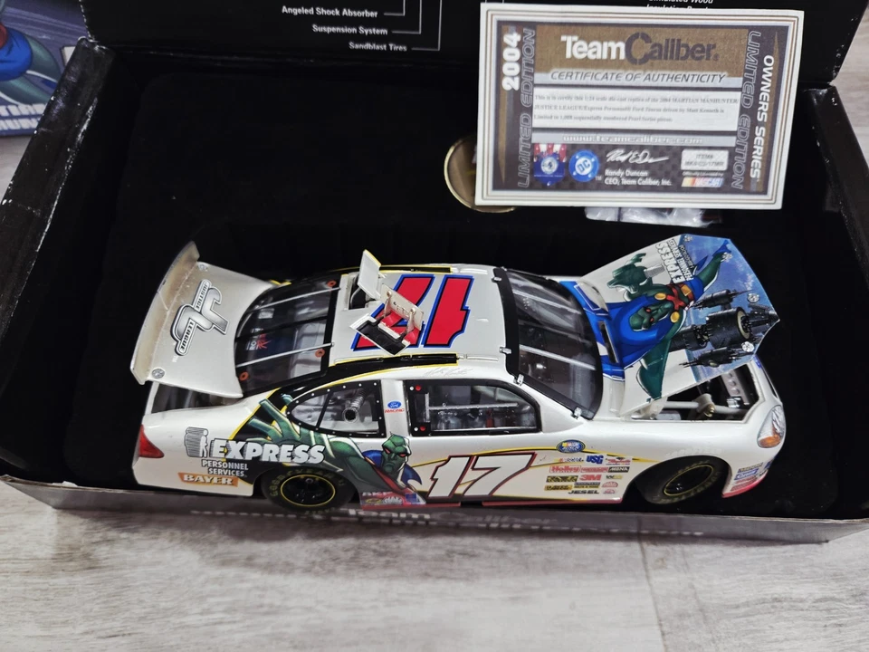 Martian ManhunterJustice League 2004 #17 1/24 fundido a presión NASCAR - RARO Foto 4 de 4