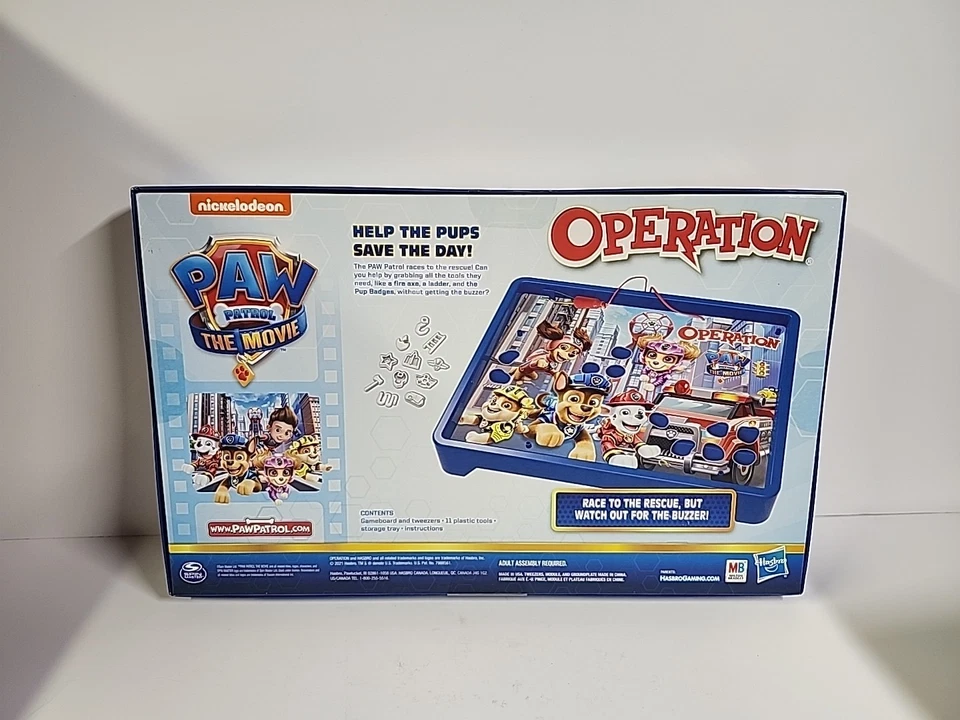 Operation Board Game Paw Patrol The Movie Edition Board Nickelodeon Sealed - Image 2 of 4
