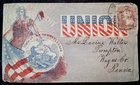 65 Civil War Patriotic - Pretty Loyal States Pennsylvania w/Female, Flag & Seal