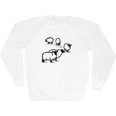 'Grazing Sheep' Adult Sweatshirt / Sweater / Jumper (SW023098)