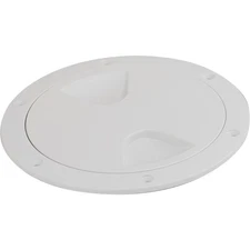 Sea-Dog Screw-Out Deck Plate - White - 6" 335760-1 UPC 035514335171