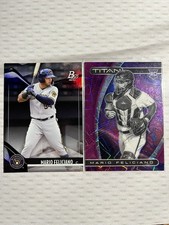 Mario Feliciano (2) Cards 2021 Panini, Topps Brewers