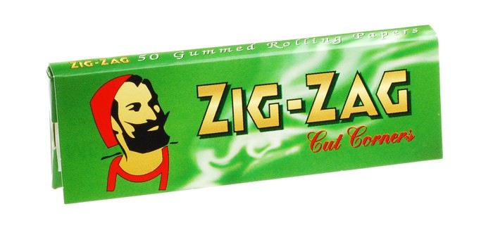 Zig Zag Tobacco Rolling Papers Green Cut Corner