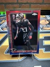 2025 Topps Chrome RC James Pearce Jr. Red White Blue Refractor