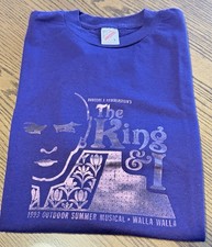 Vintage 1993 Theatre The King And I Large Purple T Shirt . Made In USA