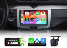Android 14 4+64GB 9" für VW Passat Golf Jetta Autoradio Radio GPS Navi Bluetooth