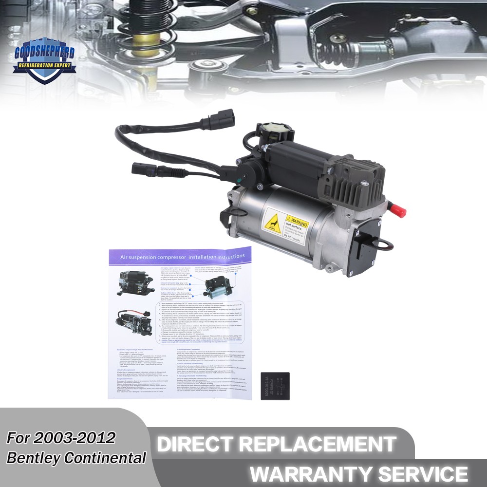 For Bentley Continental GTC Flying Spur 2006-2012 6.0L Suspension Air Compressor