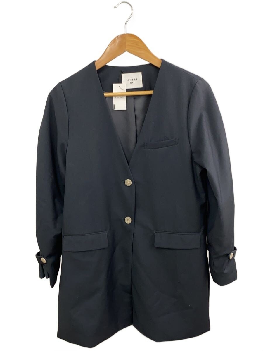 AMERI S Polyester Black Solid Coat for Women Used - image 1