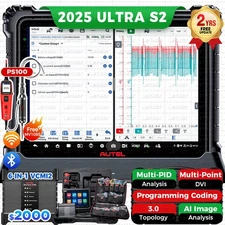 【2 Years Free Update】Autel Scanner MaxiSYS Ultra S2 W/AI 6-In-1 VCMI2 Up Ultra🔥