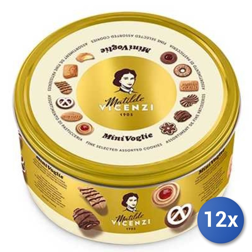 12X Multipack Vicenzi Minivoglie Cookies 500 G Ass