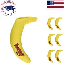 Delightful 2-Pack Yellow Banana Catnip Toys -...
