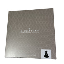 NIB Hallmark Signature Little Black Dress Christmas Tree Ornament Embellished