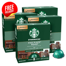 Starbucks Pike Place Roast Nespresso Vertuo Pods Medium Roast 32 Ct