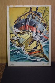 Zeccara Captain Walter No. 171 Original Signed Cover 22x32cm Approx