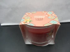 NEW YANKEE CANDLE CAPRI GLOW ITALY AMALFI BEACH SCENT PINK 1.3 OZ MINI GLASS JAR
