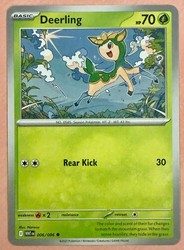 Deerling 006/086 Scarlet & Violet White Flare Common