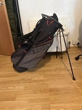 OGIO Black & Red Golf Stand Bag Lightweight Carry Bag Very Good Condition