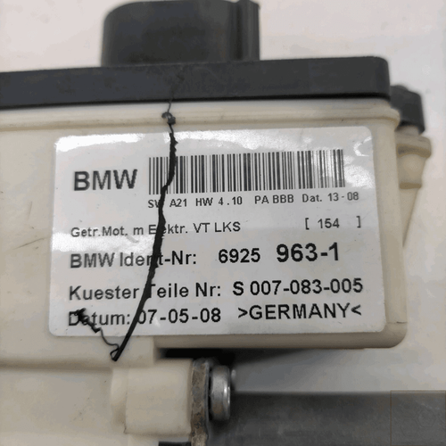 67626925963 Moteur de lève-vitre avant Gauche BMW X3 (E83) 1.8d xDrive SUV - Photo 2/6