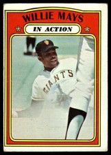 Vintage Willie Mays Baseball Card Timeline: 1951-1974 131