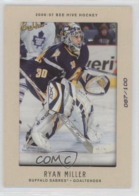 2006-07 Upper Deck Bee Hive Matte 87/100 Ryan Miller #90 9u7