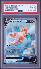 2021 POKEMON SWORD & SHIELD EVOLVING SKIES #192 FULL ART/DRAGONITE V PSA 10 on eBay