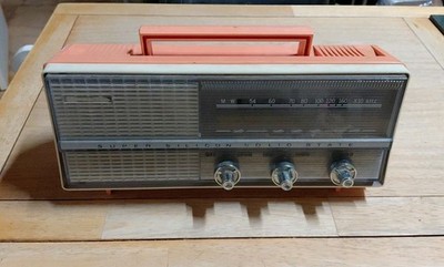 GOLD STAR 7 Transistor SUPER SILICON SOLID STATE Transistor Radio Parts Only