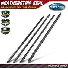 4x Front & Rear Door Molding Weatherstrip Seal for BMW F36 435i Gran Coupe 15-16