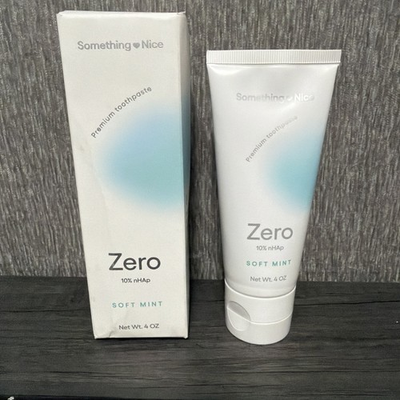 #ad Zero Premium Toothpaste by Dentist Recommended Soft Mint Flavored $29.99