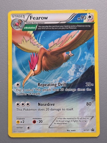 Fearow XY57 XY Promos Holo Promo Pokemon TCG MP