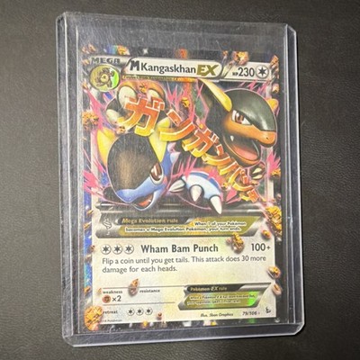 Pokémon M Kangaskhan EX Ultra Rare Mega Holo 230HP XY Flashfire 79/106
