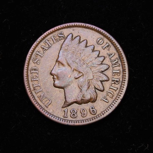 1896 Indian Head Cent  XF+