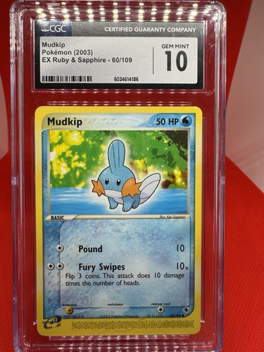 Mudkip graded CGC 10 for sale on eBay