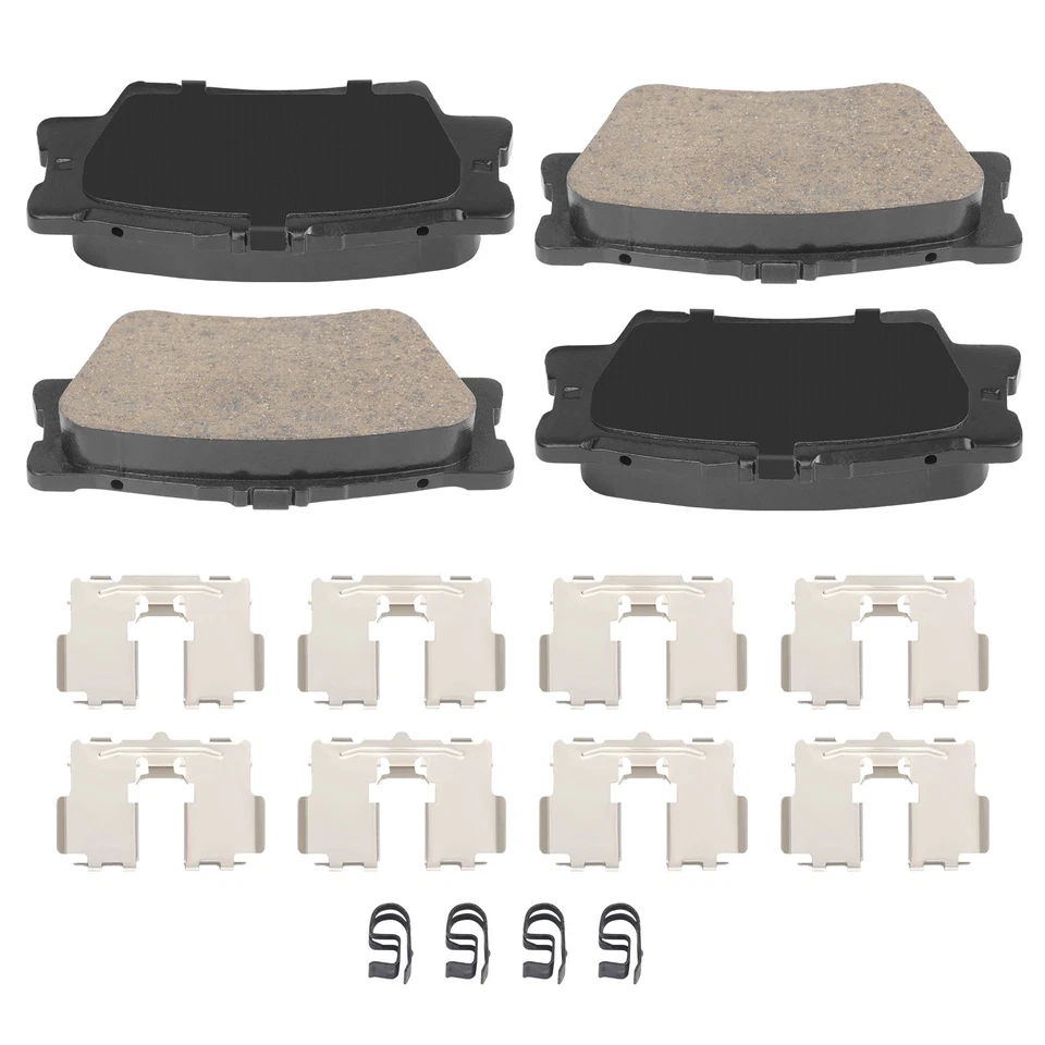Kit pastillas freno cerámicas delanteras traseras Toyota RAV4 2013 2014 2015 2016 2017 2018 Foto 4 de 4