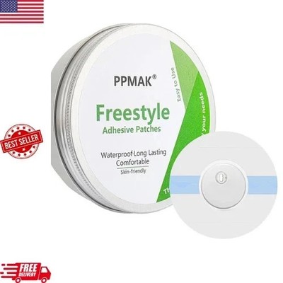 50 PCS Freestyle Sensor Covers for Libre 3 Adhesive Patches Waterproof CGM Tap