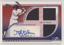 2010 Topps USA Baseball Team Relics /219 Nick Delmonico Nicky #USAAR-ND Auto 0s3