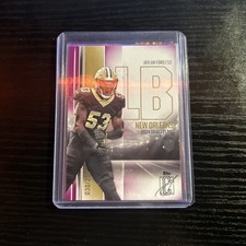 Jaylan Ford New Orleans Draft LB Football Trading Card 2024