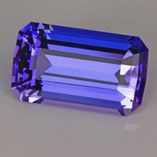 Certified Natural Tanzania Tanzanite AAA Blue 9.27 Ct Loose Emerald Cut Gemstone