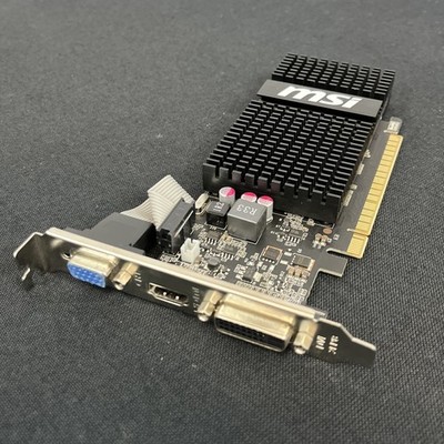MSI NVIDIA GeForce GT 720 1GB Video Graphics Card/GPU (1GD3HLP) - HDMI VGA DVI