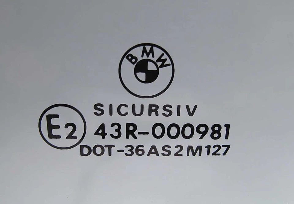 BMW E46 4 puertas sedán touring ventana delantera derecha vidrio pasajero 1999-2006 OEM Foto 2 de 2
