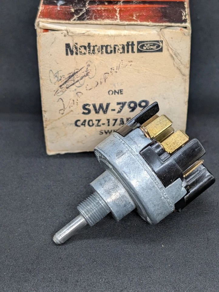 Nuevo de Lote Antiguo 1964 1965 Ford Fairlane dos velocidades interruptor limpiaparabrisas SW799 C4OZ-17A553A Foto 4 de 4