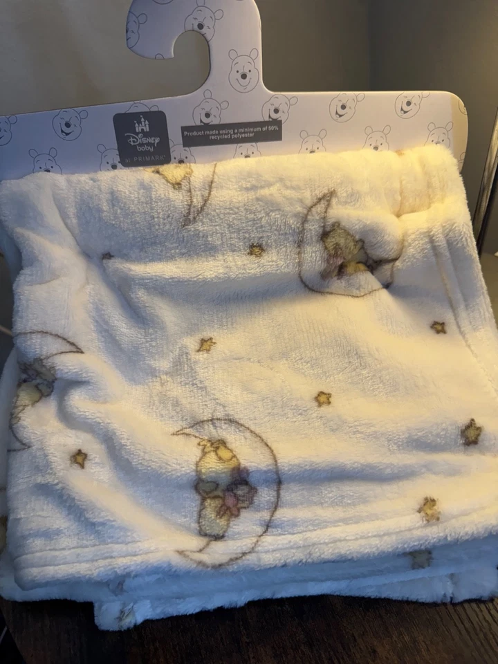 Disney winnie the pooh baby blanket / soft blanket for 0-6 months baby unisex - Image 4 of 4