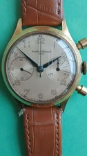 Baume & Mercier Geneve,  cronografo di Mm. 36,00 dorato e acciao.