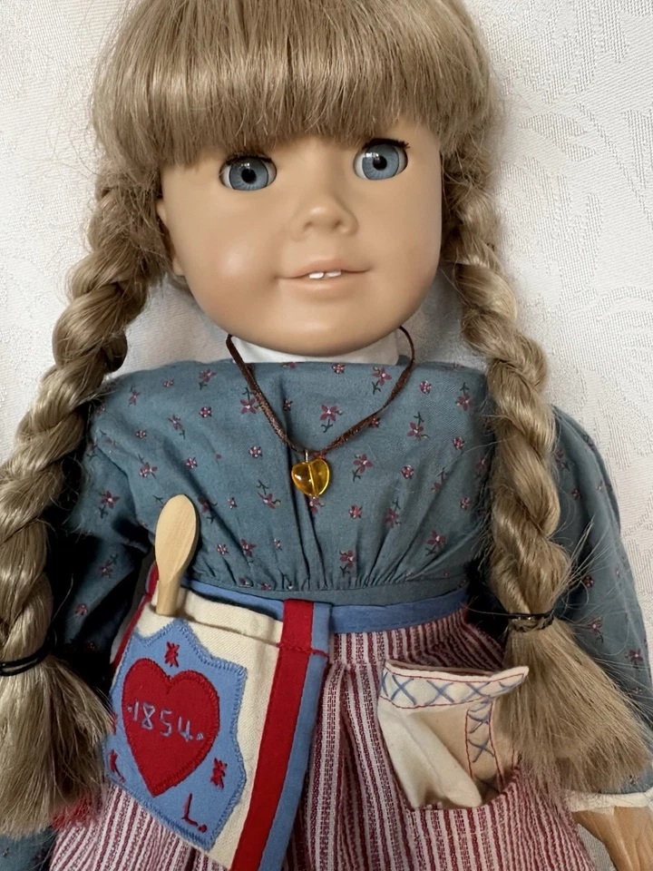 VTG AMERICAN GIRL 1994 KIRSTEN DOLL,OUTFIT,BED,NIGHTSTAND,ACCESSORIES, MUCH MORE - Image 2 of 4