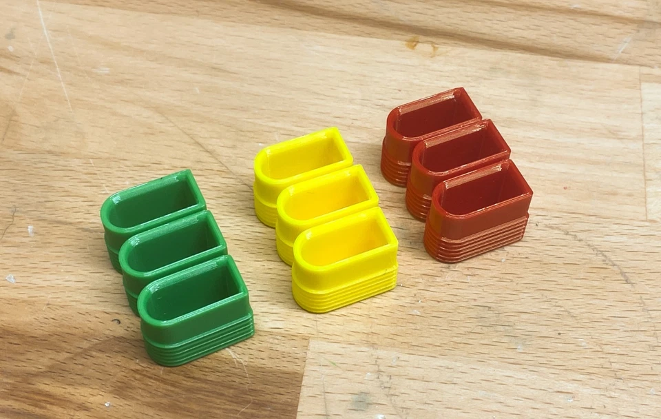 Tapas indicadoras de carga de batería RC - EC-5, iC-5 9 piezas multicolor, ¡hechas en EE. UU.! Foto 3 de 3