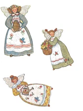 25 Susan Winget Folk Angels Wallpaper Cutouts Wallies Stickers Decals Decor