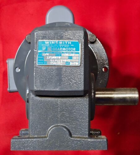Winsmith 175MWTW Reducer 56C, 1/4HP, 60:1, 28.75 RPM, 1" Output Shaft - NEW - Picture 2 of 7